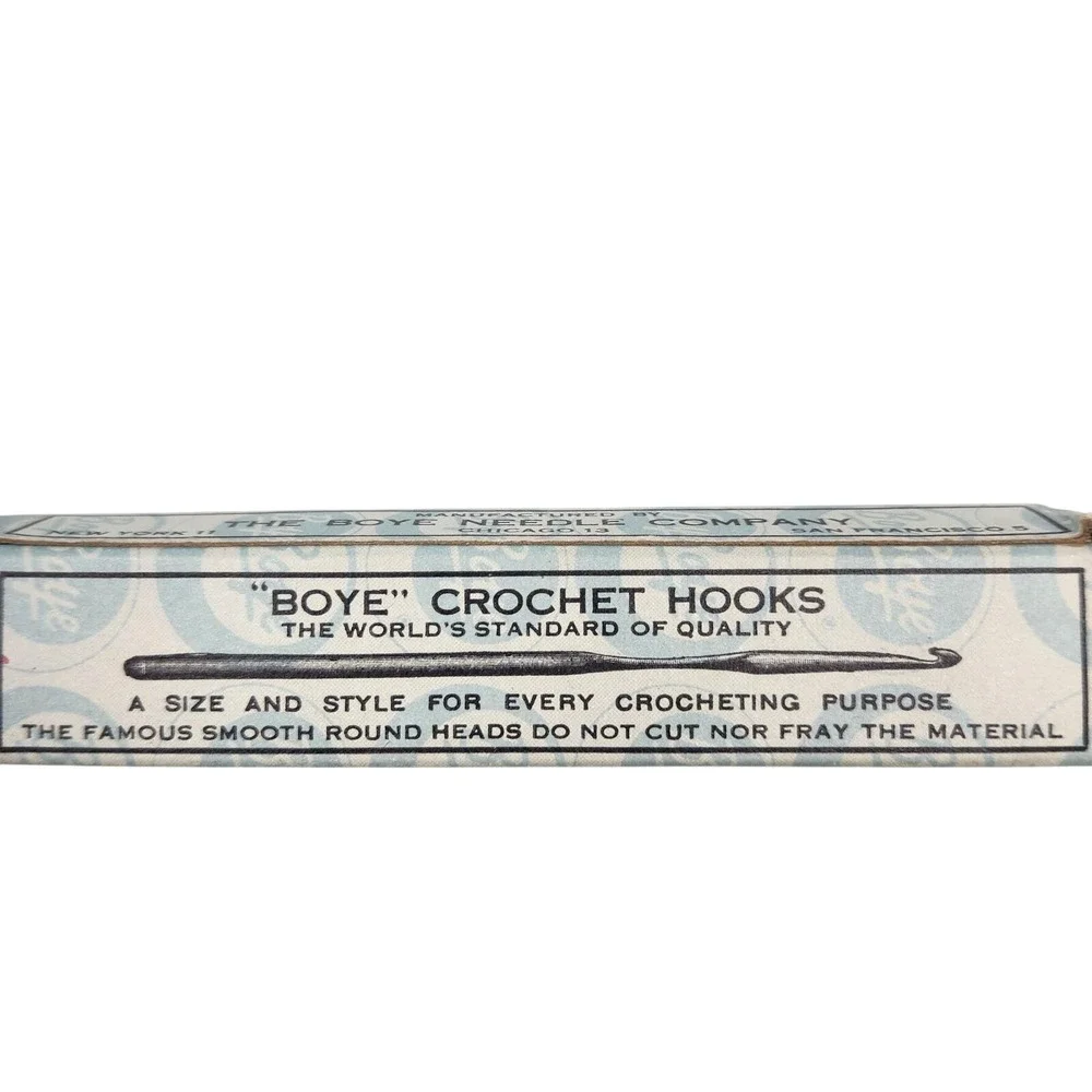 Vintage BOYE Combination Hooked Rug Punch Embroidery Crochet Needles (3)